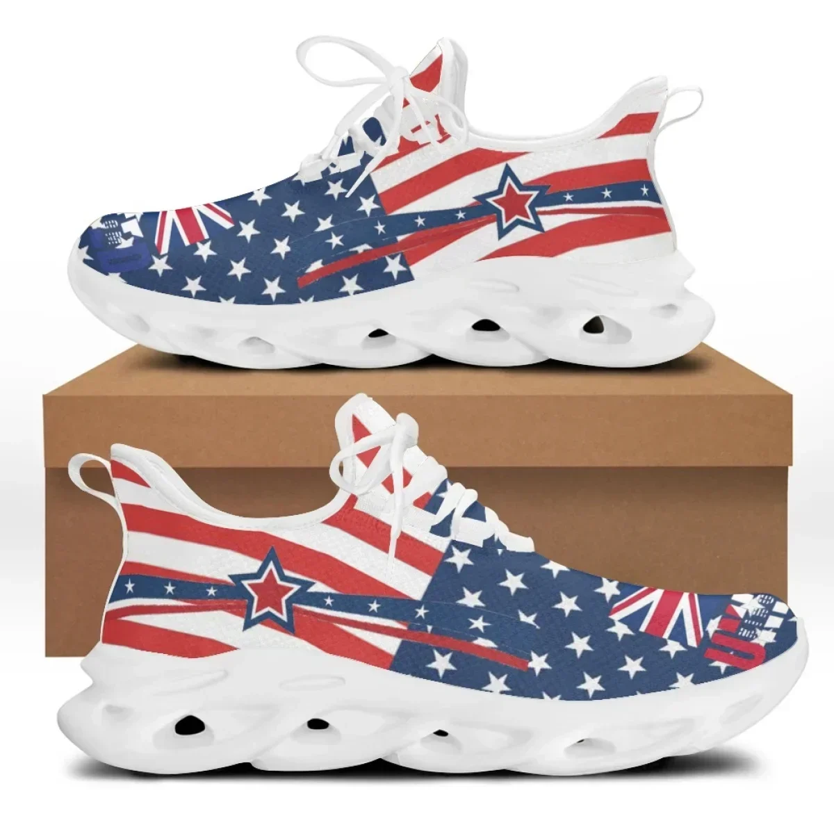 Men'S Shoes Liberty - 7.4 Sapatos baixos com estampa da