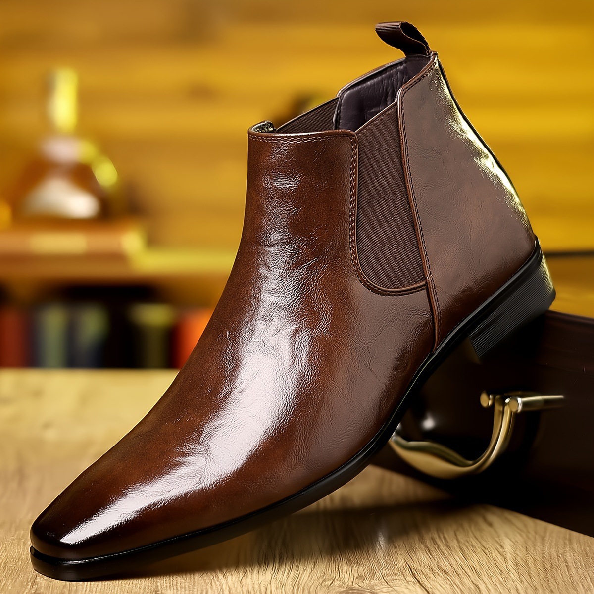 Men'S Shoes Hey Dude - Botas Chelsea de Couro, Botas de
