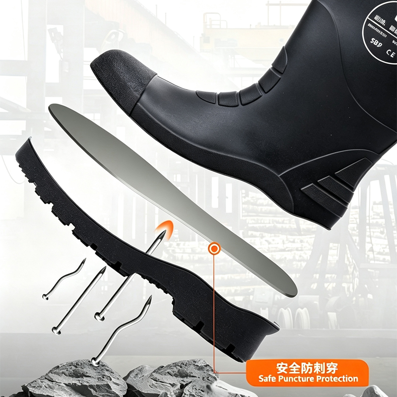 Botas de Mineração Impermeávei - Men'S Shoes Water Resistant avaliação e preço