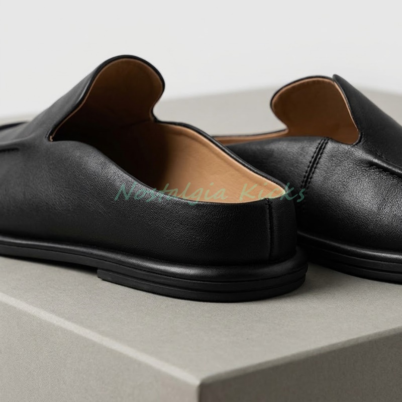 Mules de couro masculinas, sem - Men'S Shoes Smart avaliação e preço