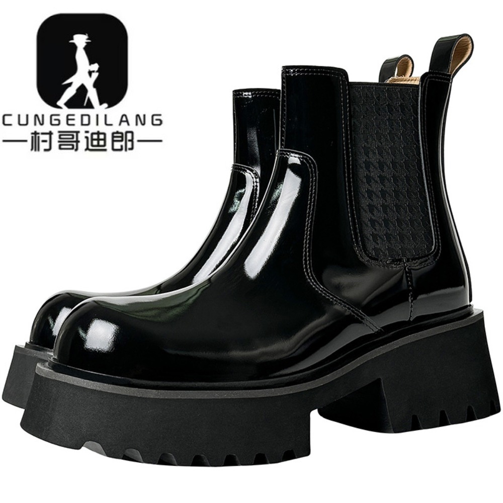 Botas Chelsea masculinas de in - Men'S Shoes Increase Height avaliação e preço