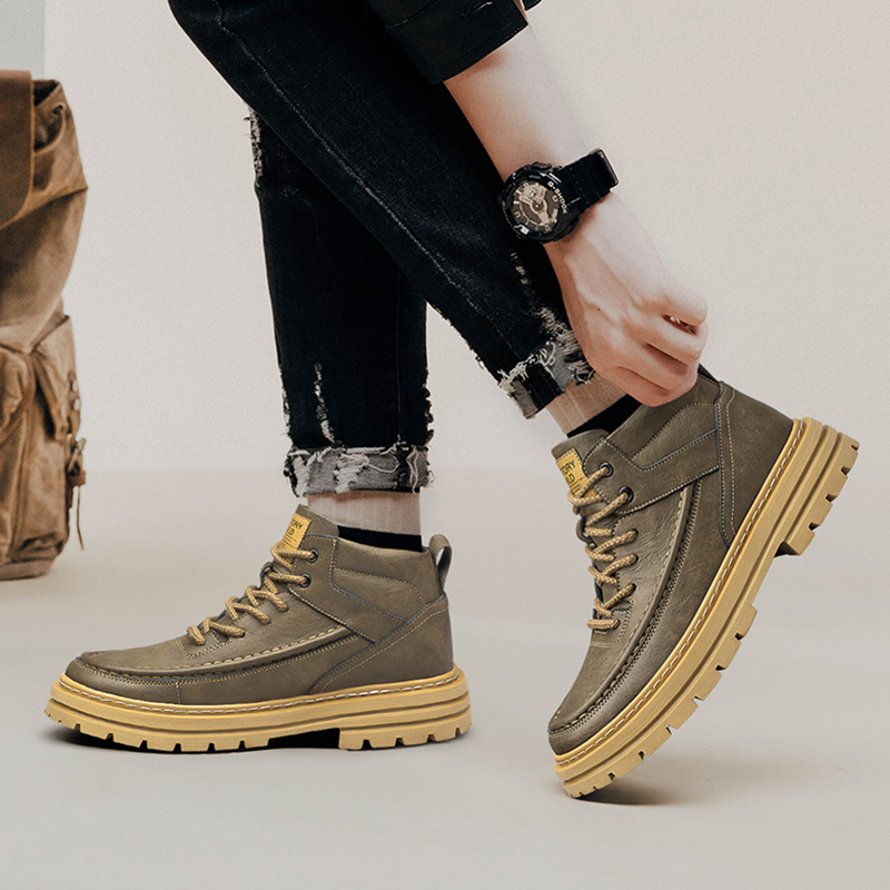 Sapatos masculinos para aument - Men'S Shoes Water Resistant avaliação e preço