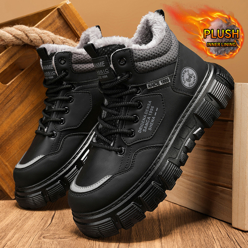 Botas masculinas de cano alto  - Men'S Shoes Increase Height avaliação e preço