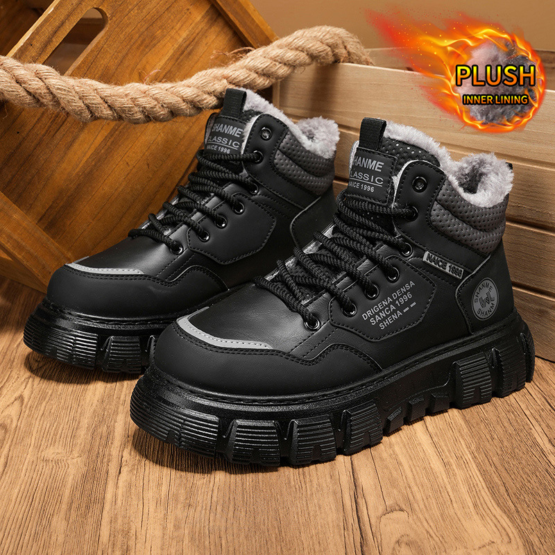 Botas masculinas de cano alto  - Men'S Shoes Increase Height avaliação e preço